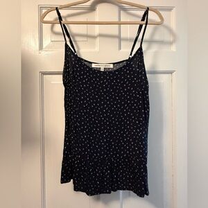 cupcakes & cashmere Navy Floral-Print Spaghetti-Strap Cami